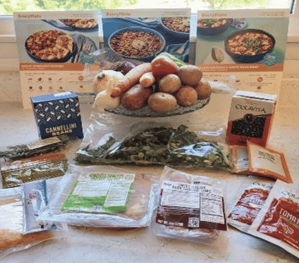 EveryPlate meal delivery kit