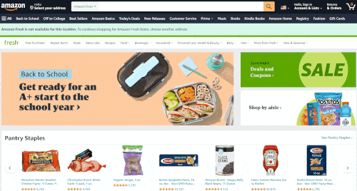 best grocery delivery using snap ebt Amazon Fresh