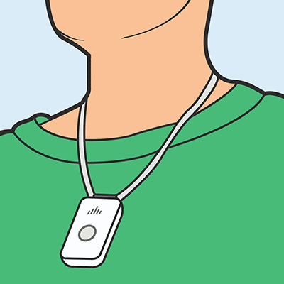 Medical alert necklace