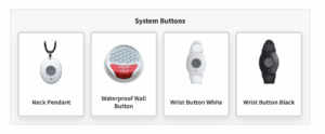 Screenshot of System Buttons options on MobileHelp