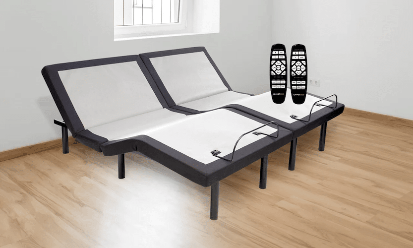 GhostBed Adjustable Base adjustable bed.